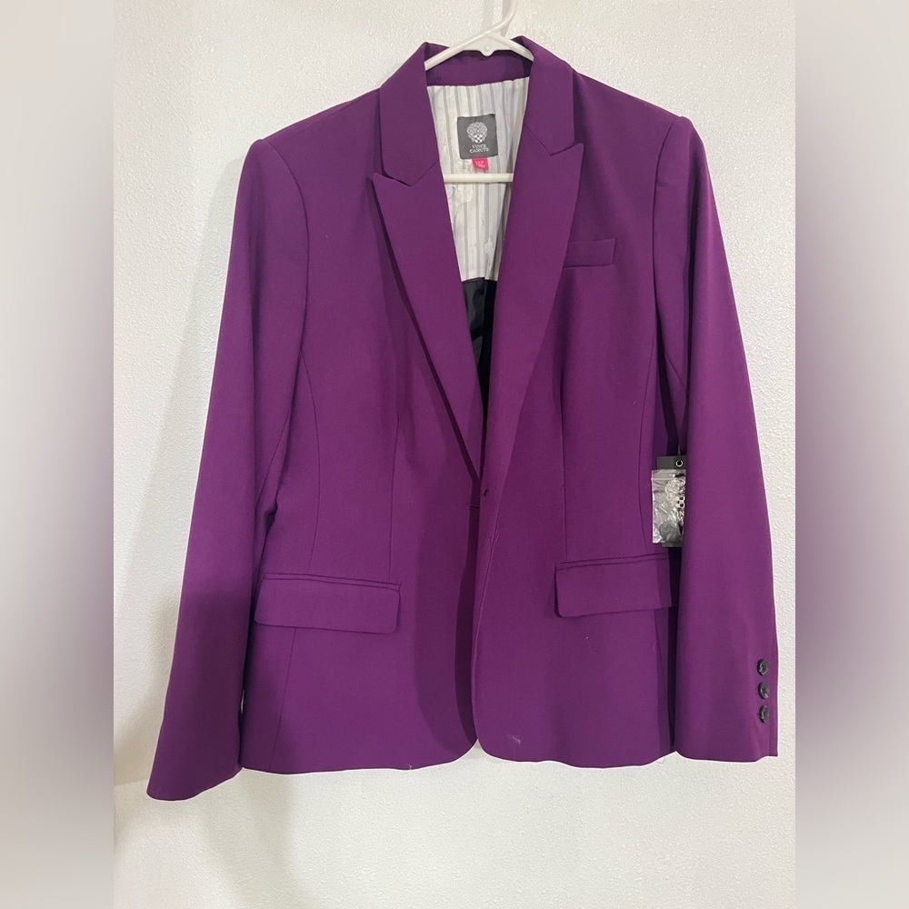 Vince Camuto size 12P jacket, blazer, business career, Lavender, purple NWT